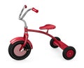 Red tricycle Royalty Free Stock Photo