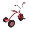 Red tricycle Royalty Free Stock Photo