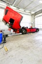 Red truck Royalty Free Stock Photo