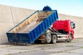 Red truck. Royalty Free Stock Photo