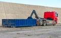 Red truck. Royalty Free Stock Photo