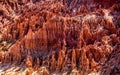 Red Tsingy. Typical landscape. Madagascar. Royalty Free Stock Photo