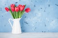 Red tulip flowers bouquet Royalty Free Stock Photo