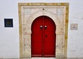 Red Tunisian door, special colour Royalty Free Stock Photo