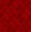 Red Turkish Mosque Seamless Tile Pattern. Vector