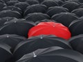 Red umbrella