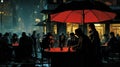 Red Umbrella: A Comic Book Noir Speakeasy In New York City