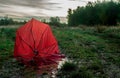 Red Umbrella deserted in Ireland