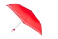 Red Umbrella with White Polka Dots