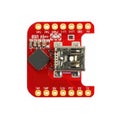 Red universal USB to TTL PCB board surface mount components