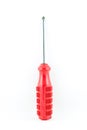 Red used screwdriver Royalty Free Stock Photo