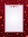 Red valentine background