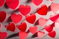 Red Valentine Hearts Royalty Free Stock Photo