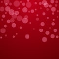 Red Valentine holiday background with circles Royalty Free Stock Photo