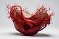 Red Vascular Sculpture