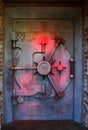 Red vault door