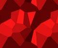 Red vector abstract polygonal background. Geometric origami style with gradient. Royalty Free Stock Photo