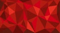 Red vector polygonal geometric pattern background made of trianle shapes. Polygon design graphic elements. Element for corporate b
