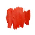 Red vector spot of brush strokes