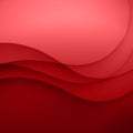 Red vector Template Abstract background with curves lines and shadow. For flyer, brochure, booklet, websites design Royalty Free Stock Photo