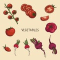 Red vegetables