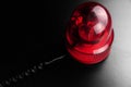 Red Vehicle Police Strobe Rotating Warning Emergency Beacon Fla Royalty Free Stock Photo