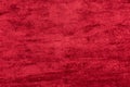 Red velour. Background from textured fabric. Royalty Free Stock Photo