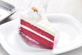Red velvet cake Royalty Free Stock Photo
