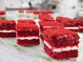Red velvet cakes Royalty Free Stock Photo