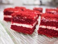 Red velvet cakes Royalty Free Stock Photo