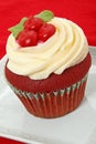 Red Velvet Cupcake Royalty Free Stock Photo