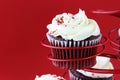 Red Velvet Cupcake Royalty Free Stock Photo