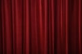 Red velvet curtains Royalty Free Stock Photo
