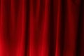 Red Velvet Drapes Royalty Free Stock Photo