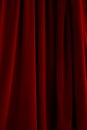 Red Velvet Drapes Royalty Free Stock Photo