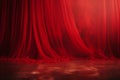 Red Velvet Drapes Valentine Day background Royalty Free Stock Photo