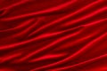 Red velvet fabric Royalty Free Stock Photo