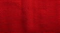 Vibrant Red Handwoven Cloth With Organic Texture