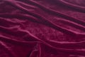 Red velvet fabric background texture