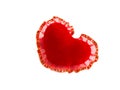 Red velvet heart