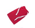 Red velveteen crystal pouch