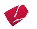 Red velveteen crystal pouch