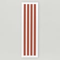 Red vertical bar sign icon isolated Royalty Free Stock Photo