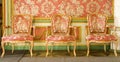 Red victorian furniture Royalty Free Stock Photo