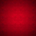 Red vintage background, royal with classic Baroque pattern