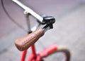 Red vintage bicycle Royalty Free Stock Photo