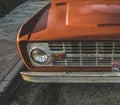 Red vintage old Ford Bronco Royalty Free Stock Photo