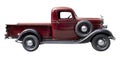 Red vintage pickup truck from 1930s Royalty Free Stock Photo
