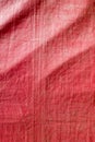 Red vinyl tarp Royalty Free Stock Photo