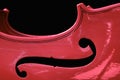 Red Violin Royalty Free Stock Photo